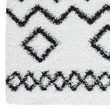 Load image into Gallery viewer, Moroccan Plushy Broken Cream Rug
