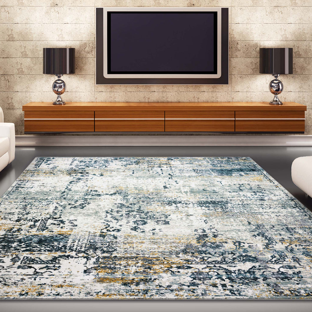 Luxury Transitional Linen Rug