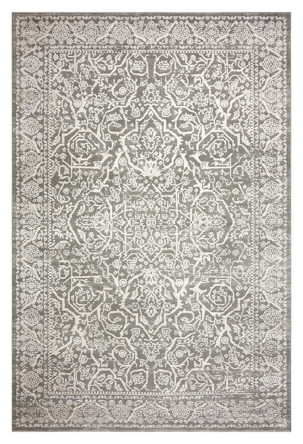 Victorian Classic Design Grey Rug