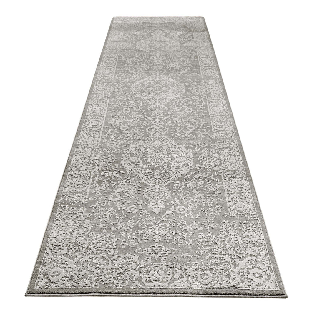 Victorian Classic Pattern Grey Runner