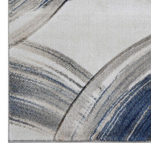 Load image into Gallery viewer, Moon Ring Shape Grey Rug
