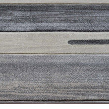 Load image into Gallery viewer, Abstract Striped Gold Rug

