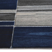 Load image into Gallery viewer, Abstract Striped Grey Runner
