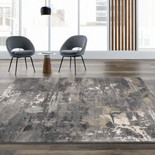 Load image into Gallery viewer, Graffiti Style Grey Rug
