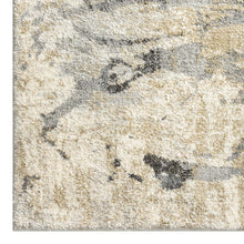 Load image into Gallery viewer, Melbourn Graffiti Style Light Grey Runner

