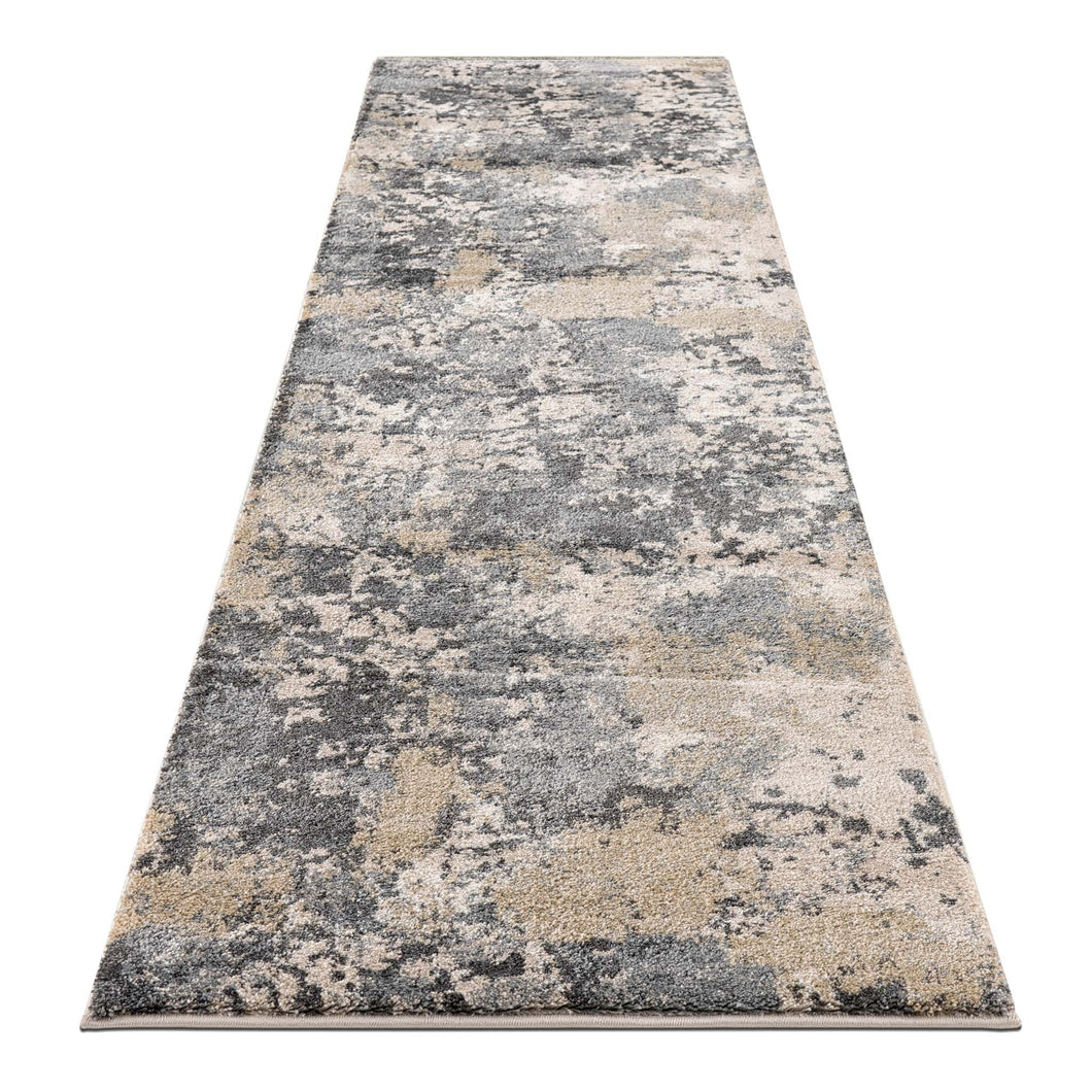 Melbourn Graffiti Style Light Grey Runner