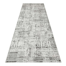 Load image into Gallery viewer, Outdoor Solid Striped Light Grey Runner
