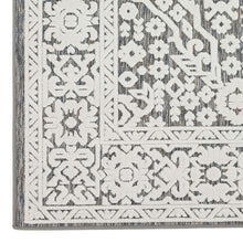 Load image into Gallery viewer, Outdoor Traditional Lover Grey Rug

