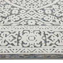 Load image into Gallery viewer, Outdoor Traditional Lover Grey Rug
