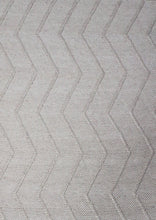 Load image into Gallery viewer, Elegant Zig Zag Pattern Hand-Woven Wool Cream Rug
