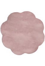 Load image into Gallery viewer, Plushy Flower Shape Shag Pink Rug
