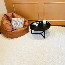 Load image into Gallery viewer, Plushy Tribal Pattern Shag Ivory Rug
