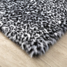 Load image into Gallery viewer, Plushy Shag Leopard Rug
