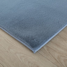 Load image into Gallery viewer, Plushy Plain pattern Shag Blue Rug
